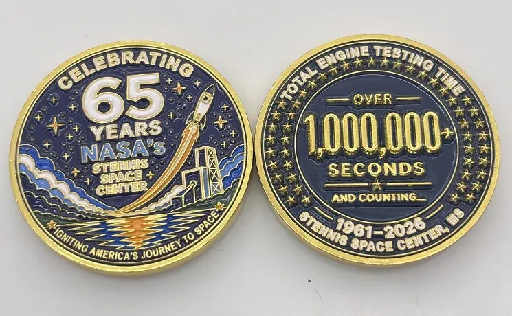 NASA Stennis: three projects, seven coins