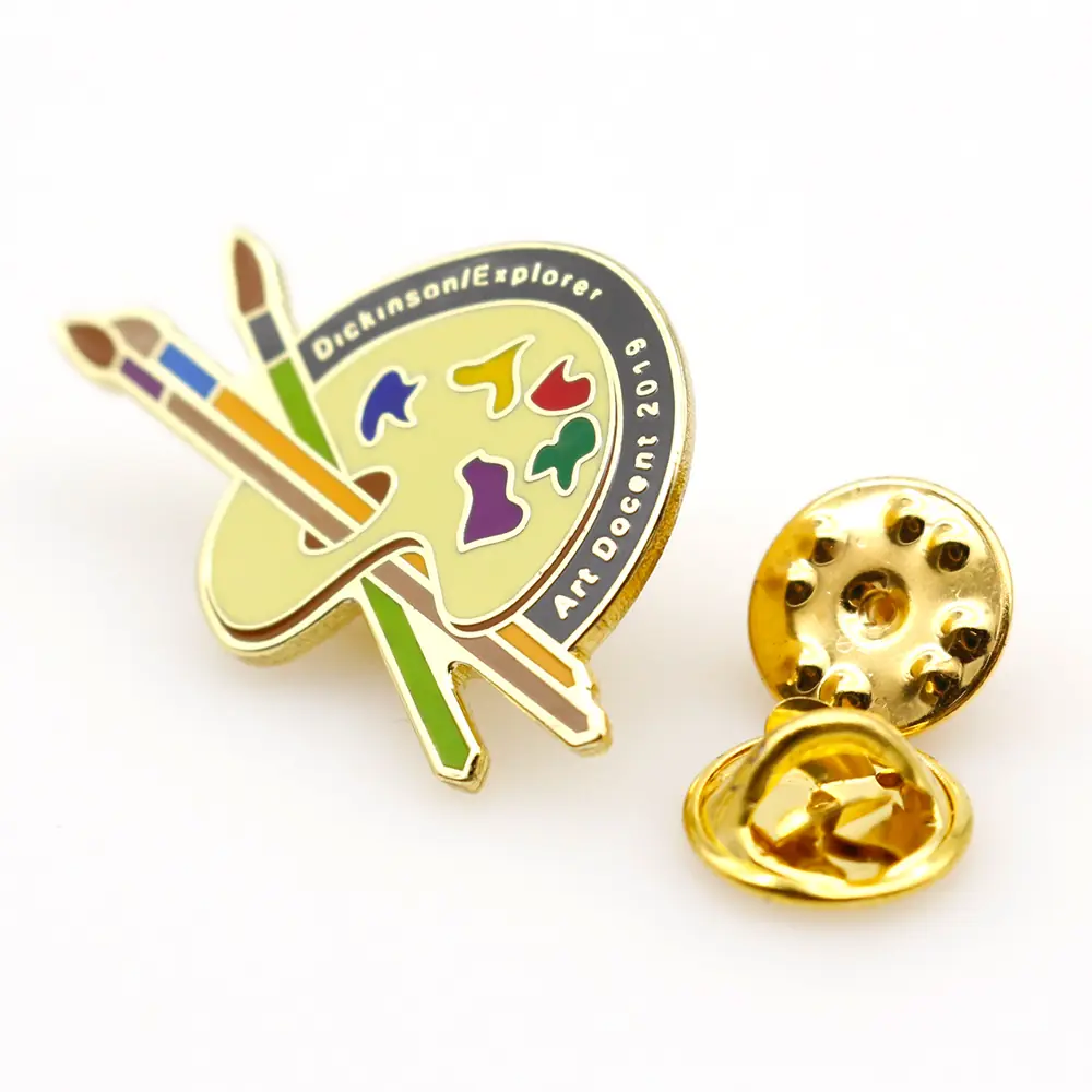 Custom metal lapel pin example
