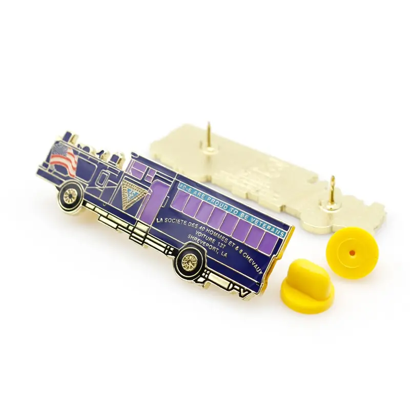 Custom enamel pin examples